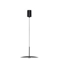Nova Luce LED Pendelleuchte Mira 8W warmweiss 3000K Schwarz Stahl Aluminium Ø35cm 9060255