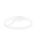Nova Luce LED Deckenleuchte Bianco dimmbar 40W CCT warm-/neutralweiss 2700/3000/4000K Weiß Aluminium Ø60cm 9060286