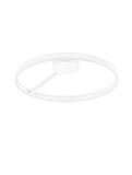 Nova Luce LED Deckenleuchte Bianco dimmbar 48W CCT warm-/neutralweiss 2700/3000/4000K Weiß Aluminium Ø80cm 9060288