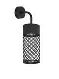 Nova Luce LED Außen-Wandleuchte Motley 9W warmweiss 3000K IP65 salzwasserfest Schwarz Aluminium Ø10cm 9060320