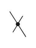 Nova Luce LED Wandleuchte Akro dimmbar 16W CCT warm-/neutralweiss 2700/3000/4000K Schwarz Aluminium 60x35cm 9088118