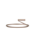 Nova Luce LED Deckenleuchte Tilia dimmbar 38W CCT warm-/neutralweiss 2700/3000/4000K Champagnergold Aluminium Ø60cm 9088136