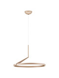 Nova Luce LED Pendelleuchte Tilia dimmbar 31W CCT warm-/neutralweiss 2700/3000/4000K Champagnergold Aluminium Ø60cm 9088138