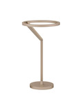 Nova Luce LED Tischleuchte Tilia dimmbar 16W warmweiss 3000K Champagnergold Aluminium Ø22cm 9088140