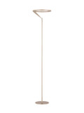 Nova Luce LED Stehleuchte Tilia dimmbar 26W warmweiss 3000K Champagnergold Aluminium 168cm 9088142