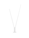 Nova Luce LED Stehleuchte Kimolia 49W warmweiss 3000K Weiß Aluminium 181cm 9088144