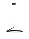 Nova Luce LED Pendelleuchte Tilia dimmbar 31W CCT warm-/neutralweiss 2700/3000/4000K Schwarz Aluminium Ø60cm 9088148