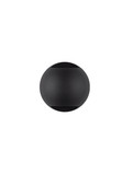 Nova Luce LED Außen-Wandleuchte Passo 4W warmweiss 3000K IP65 salzwasserfest Schwarz Aluminium Ø12cm 9136413