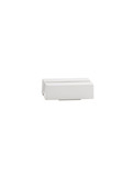 Nova Luce LED Fassadenleuchte Dio 4W warmweiss 3000K IP65 Weiß Aluminium 15,5x8,5cm 9136451
