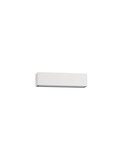 Nova Luce LED Außen-Wandleuchte Allure 8W warmweiss 3000K IP65 salzwasserfest Weiß Aluminium 22x6cm 9136459