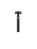 Nova Luce LED Solar-Wegeleuchte Chiaro 1W warmweiss 3000K Bewegungsmelder IP54 Schwarz Aluminium 50cm 9136462
