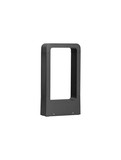 Nova Luce LED Sockelleuchte Minimal 7W warmweiss 3000K IP65 salzwasserfest Schwarz Aluminium 30cm 9176111