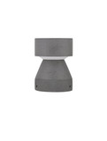 Nova Luce LED Sockelleuchte Lua 12W warmweiss 3000K IP65 salzwasserfest Schwarz Beton 22cm 9186184