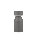 Nova Luce LED Sockelleuchte Lua 12W warmweiss 3000K IP65 salzwasserfest Schwarz Beton 35,5cm 9186185