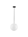 Nova Luce Außen-Pendelleuchte Moon E14 IP65 salzwasserfest Weiß Ø30cm 9186714
