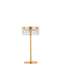 Nova Luce LED Tischleuchte Bion 6W warmweiss 3000K Messinggold Metall Ø15cm 9186947