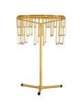 Nova Luce LED Tischleuchte Stellar dimmbar 16W warmweiss 3000K Gold Aluminium Kupfer Ø30cm 9186980