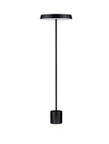 Nova Luce LED Stehleuchte Vetro 33W warmweiss 3000K Schwarz Aluminium 136cm 9223419