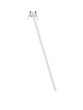 Nova Luce LED Deckenleuchte Stilvi schwenkbar 4W warmweiss 3000K Weiß Aluminium Ø5x64cm 9232148