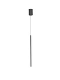 Nova Luce LED Pendelleuchte Stilvi 4W warmweiss 3000K Schwarz Aluminium Ø8cm 9232151