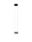 Nova Luce LED Pendelleuchte Jailyn 8W warmweiss 3000K Rauchgrau Schwarz Glas Aluminium Ø14cm 9236101