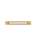 Nova Luce LED Wandleuchte Fasko 13W warmweiss 3000K IP44 Messinggold Glas Metall 60x9,5cm 9236302