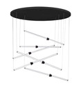 Nova Luce LED Pendelleuchte Stalactite dimmbar 79W warmweiss 3000K Schwarz Aluminium Keramik Ø150cm 9236408