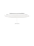 Nova Luce LED Deckenleuchte Nima dimmbar 30W warmweiss 3000K Weiß Stahl Aluminium Ø60cm 9248181