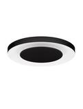 Nova Luce LED Deckenleuchte Pada dimmbar 37W CCT warm-/neutralweiss 2700/3000/4000K Schwarz Weiß Aluminium Ø60cm 9345717