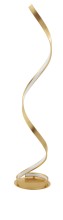 Nova Luce LEON LED Stehlampe Blattgold 23W Warmweiss 143x29cm 9512110