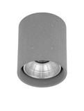 Nova Luce LED Außen-Deckenleuchte Ritz 10W warmweiss 3000K IP65 salzwasserfest Grau Beton Ø10cm 9540227