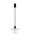 Nova Luce Pendelleuchte Vrahos G9 Beige Glas Beton Ø29,5cm 9540246