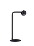 Nova Luce LED Tischleuchte Sfera 6W warmweiss 3000K Schwarz Stahl Aluminium Ø14cm 9540253