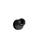 Nova Luce LED Wandleuchte Sfera schwenkbar 6W warmweiss 3000K Schwarz Aluminium Ø9cm 9540255