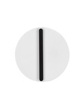 Nova Luce LED Wandleuchte Nalu dimmbar 20W warmweiss 2700K Schwarz Weiß Stahl Aluminium Ø30cm 9580581