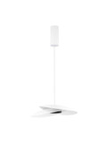 Nova Luce LED Pendelleuchte Olea dimmbar 22W warmweiss 3000K Weiß Aluminium Ø48cm 9580697
