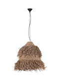 Nova Luce Pendelleuchte Hay 3-flammig 3xE27 Natur Rattan Ø55cm 9586514