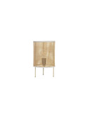 Nova Luce Tischleuchte Canto E27 Natur Rattan Ø19cm 9586538