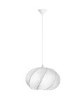 Nova Luce Pendelleuchte Bora E27 Weiß Ø45cm 9586618