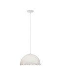 Nova Luce Pendelleuchte Lalu E27 Weiß Ø40cm 9620168