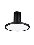 Nova Luce LED Deckenleuchte Ekei 14W warmweiss 3000K Schwarz Aluminium Ø20cm 9695109