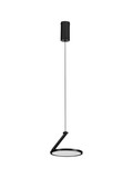 Nova Luce LED Pendelleuchte Opi schwenkbar 14W warmweiss 3000K Schwarz Aluminium Ø20cm 9695111