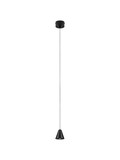 Nova Luce LED Pendelleuchte Irmos 5W warmweiss 3000K Schwarz Aluminium Ø6cm 9695113