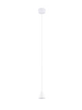 Nova Luce LED Pendelleuchte Irmos 5W warmweiss 3000K Weiß Aluminium Ø6cm 9695114