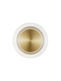 Nova Luce LED Wandleuchte Airida 8W warmweiss 3000K Messinggold Aluminium Ø17cm 9695116