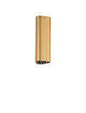 Nova Luce LED Deckenleuchte Etho 6W warmweiss 3000K Gold Aluminium 15x5cm 9695156