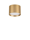 Nova Luce LED Deckenleuchte Ziare 17W warmweiss 3000K Gold Aluminium Ø12cm 9695168