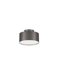 Nova Luce LED Deckenleuchte Ozen 24W warmweiss 3000K Schwarznickel Aluminium Ø14cm 9695173