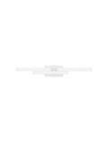 Nova Luce LED Wandleuchte Atom 14W neutralweiss 4000K IP44 Weiß Aluminium 60x9cm 9695268