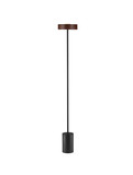 Nova Luce LED Stehleuchte Thea 17W warmweiss 3000K Holz Schwarz Metall 135cm 9695294